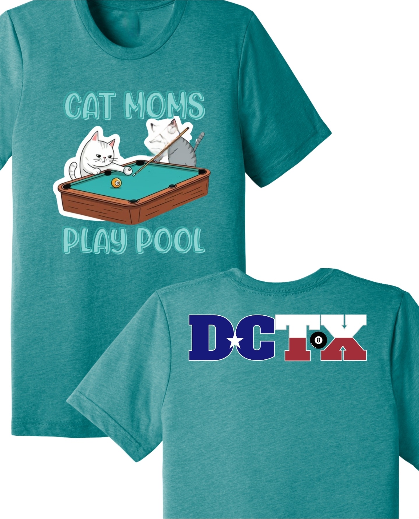Cat Mom's Play Pool T-Shirt