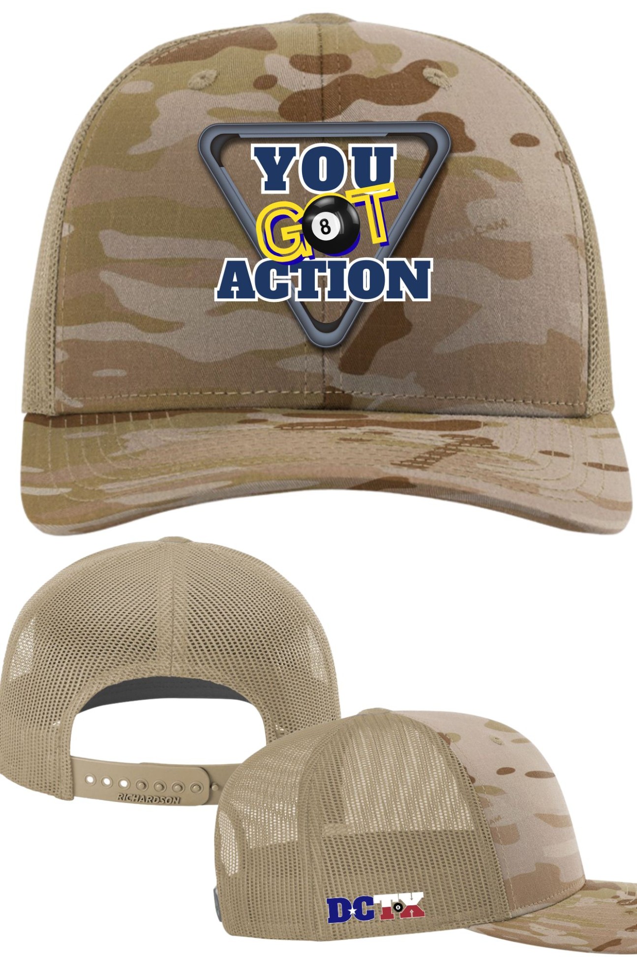 You Got Action Embroidered Camo