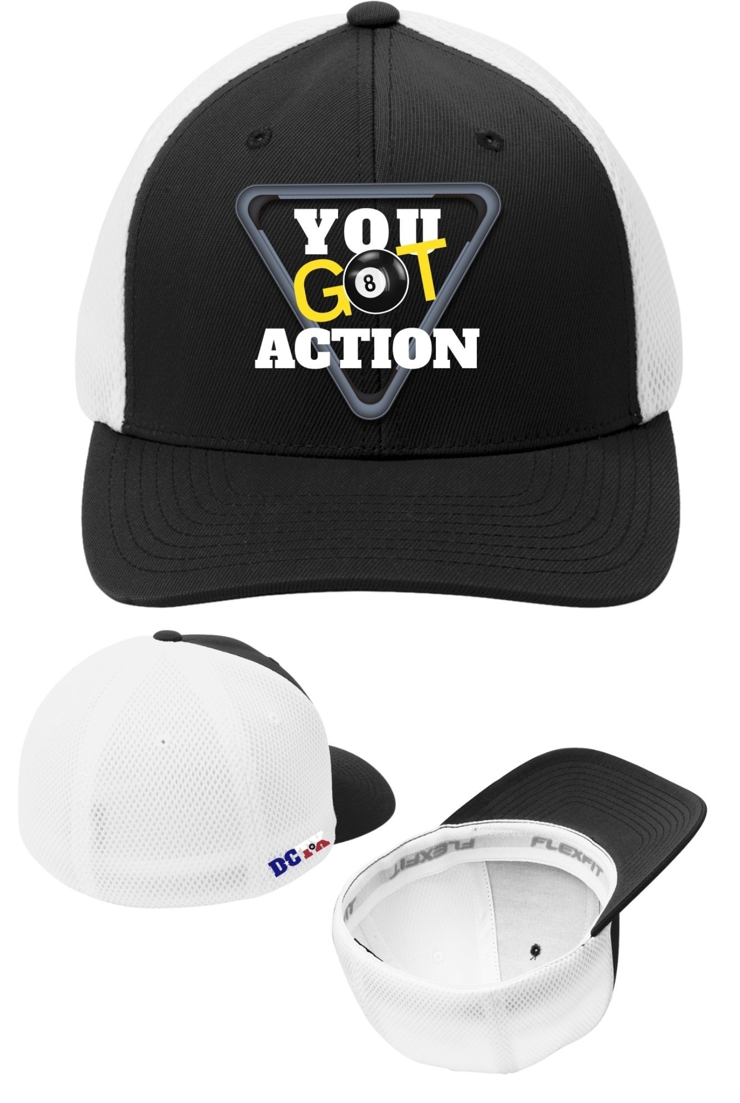 You Got Action Embroidered Fitted Hat 